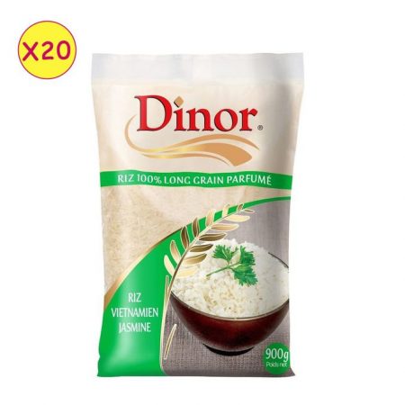 Riz Dinor vietnamien jasmine 900g X 20