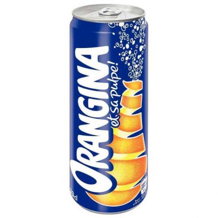 ORANGINA - Boisson gazeuse à la pulpe de fruit jaune 33cl