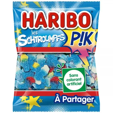 Bonbons les schtroumpfs p!k 275g